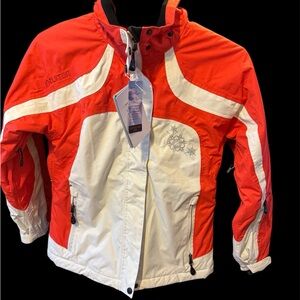 Grutur brand new Red and White Ski Jacket - Insulated Winter Coat size M women